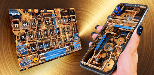 Cool Wallpapers and Keyboard - Steampunk Pipes PC screenshot