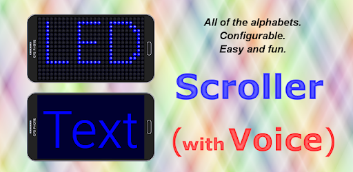 Scroller - LED & Text - With voice PC screenshot