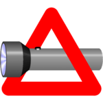 Torch and warning light for PC