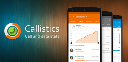 Callistics - Data usage, Calls PC screenshot