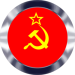Soviet Button Communism Anthem of USSR full length icon
