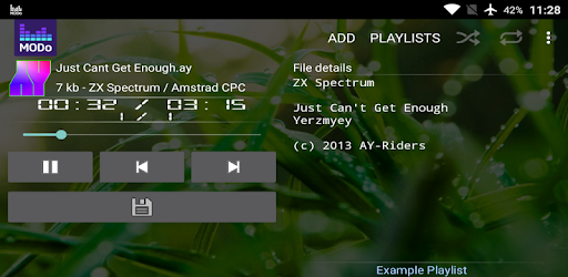 Modo - Computer Music Player PC screenshot Modo - Computer Music Player PC screenshot