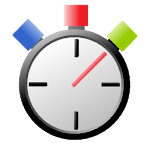 stopwatch with lap times icon