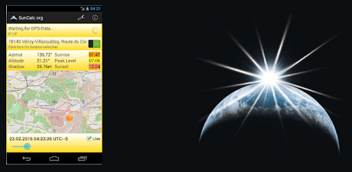 SunCalc org PC screenshot