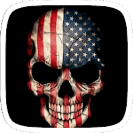 America Skull Theme for PC America Skull Theme for PC