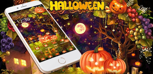 Happy Halloween Night Sky Theme PC screenshot