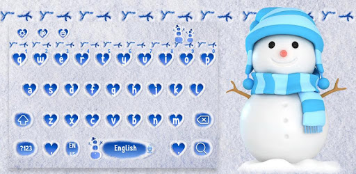 Ice Snow Winter Keyboard Theme PC screenshot