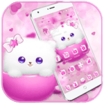 Kitty Theme Cup Cat Wallpaper icon