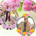 Flower Dual Photo Frame for PC Flower Dual Photo Frame for PC