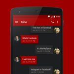 EvolveSMS Theme Stealth Red for PC EvolveSMS Theme Stealth Red for PC