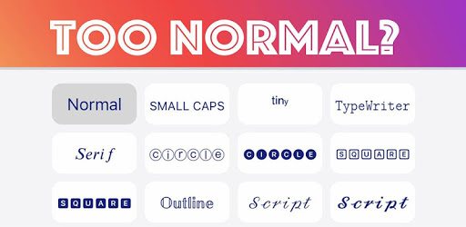 Fonts: Font Keyboard & Text Faces PC screenshot