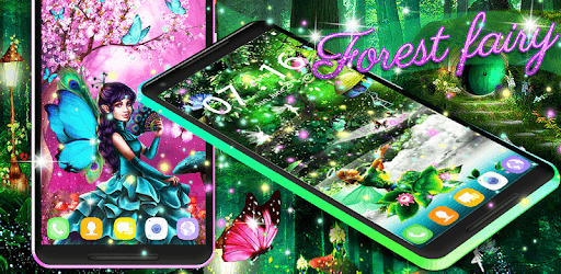 Forest fairy magical night live wallpaper PC screenshot