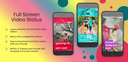 Full Screen Video Status & Share Chat PC screenshot