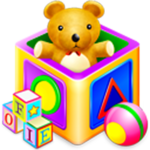 Age 3 mental educational intelligence child play icon