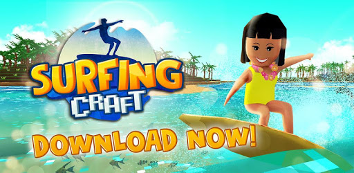 Surfing Craft: Crafting, Stunts & Surf Games World PC screenshot