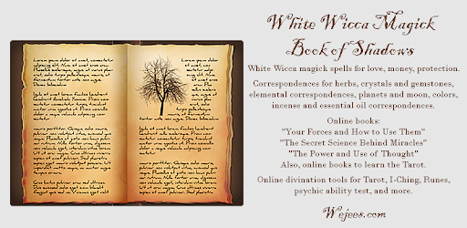 Book of Shadows White Wiccan Magick Grimoire PC screenshot
