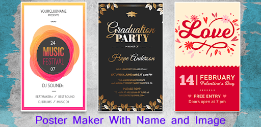 Poster Maker With Name and Image PC screenshot