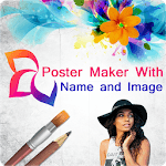 Poster Maker With Name and Image icon