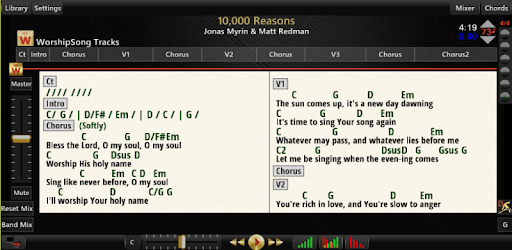 WorshipSong Band PC screenshot
