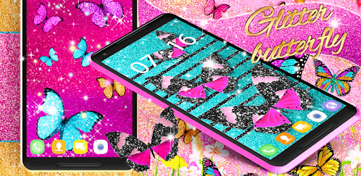 Glitter butterfly live wallpaper PC screenshot