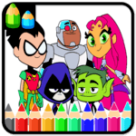 Coloring Book For Teen-Titan for PC Coloring Book For Teen-Titan for PC