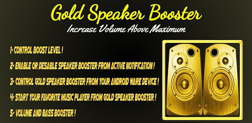 Gold Speaker Booster PC screenshot