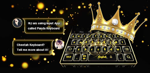 3D Golden Crown Keyboard PC screenshot