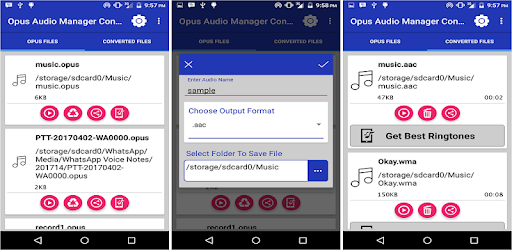 Opus Audio Manager And Converter PC screenshot