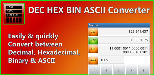 DEC HEX BIN ASCII Converter PC screenshot DEC HEX BIN ASCII Converter PC screenshot