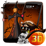 3D Halloween Pumpkin Night Theme icon