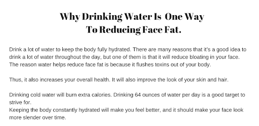 HOW TO LOSE FACE FAT PC screenshot