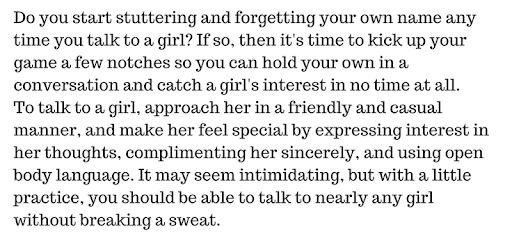 HOW TO TALK TO GIRLS PC screenshot