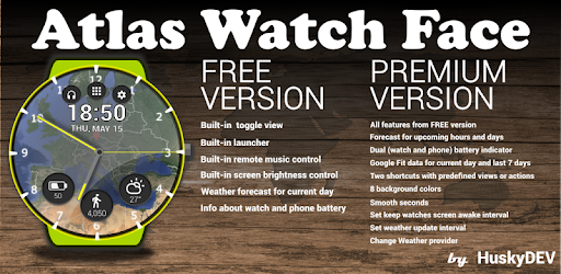 HuskyDEV Atlas Watch Face PC screenshot HuskyDEV Atlas Watch Face PC screenshot