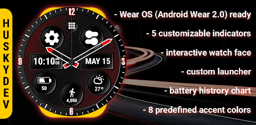 Spin Watch Face (by HuskyDEV) PC screenshot Spin Watch Face (by HuskyDEV) PC screenshot