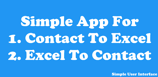Import Export Contacts Excel PC screenshot Import Export Contacts Excel PC screenshot