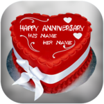 Name on Anniversary Cake for PC Name on Anniversary Cake for PC