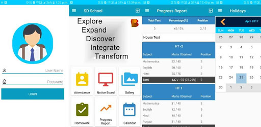 My School app PC screenshot