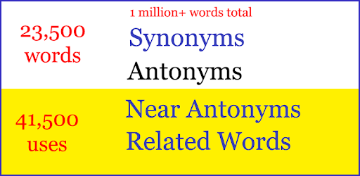 Antonyms Synonyms Dictionary PC screenshot