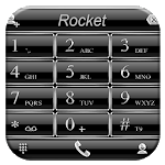 Theme x RocketDial FrameSilver for PC Theme x RocketDial FrameSilver for PC