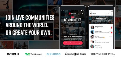 Amity: Discover & join live communities instantly PC screenshot