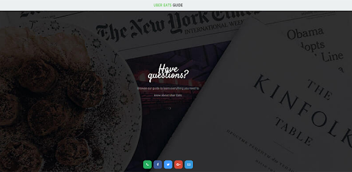 Free Uber Eats Guide 2018 PC screenshot Free Uber Eats Guide 2018 PC screenshot