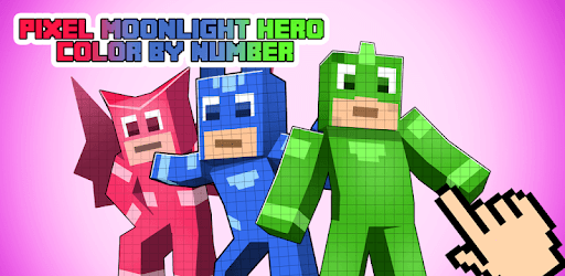 Color By Number Pixel Art Moonlight Hero PC screenshot