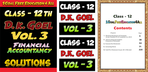 Account Class-12 Solutions (D K Goel) Vol-3 PC screenshot