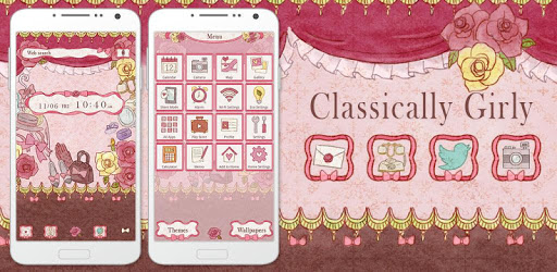 Cute Theme Classically Girly PC screenshot