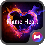 Flame Heart +HOME Theme for PC Flame Heart +HOME Theme for PC