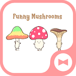 Cute Wallpaper Funny Mushrooms Theme icon