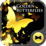 Golden Butterflies Wallpaper for PC