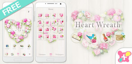 Flower Theme-Heart Wreath- PC screenshot Flower Theme-Heart Wreath- PC screenshot