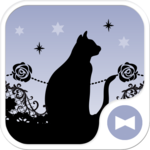 Gothic-Starry Sky, Black Cat- icon