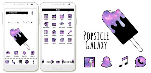 Cute Wallpaper Popsicle Galaxy Theme PC screenshot